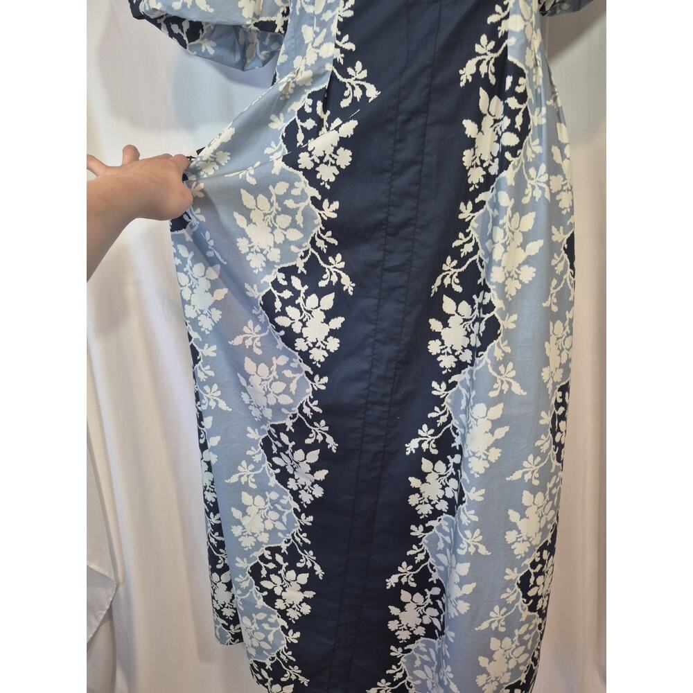 Tuckernuck Blue Fog Delaney Cotton Maxi Dress New Small - Picture 6 of 12